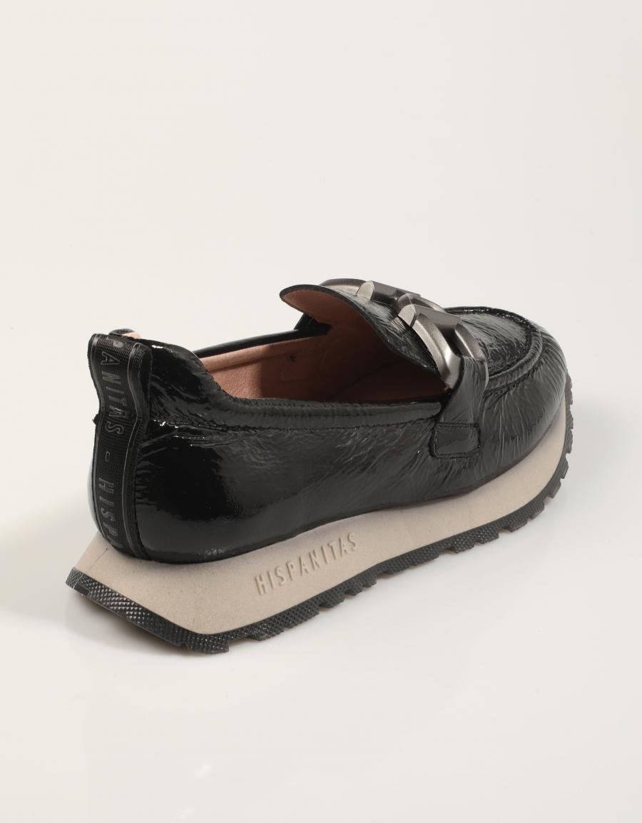 ZAPATOS HISPANITAS KANSAS I25 HI254386 C004 ROCK en color Negro