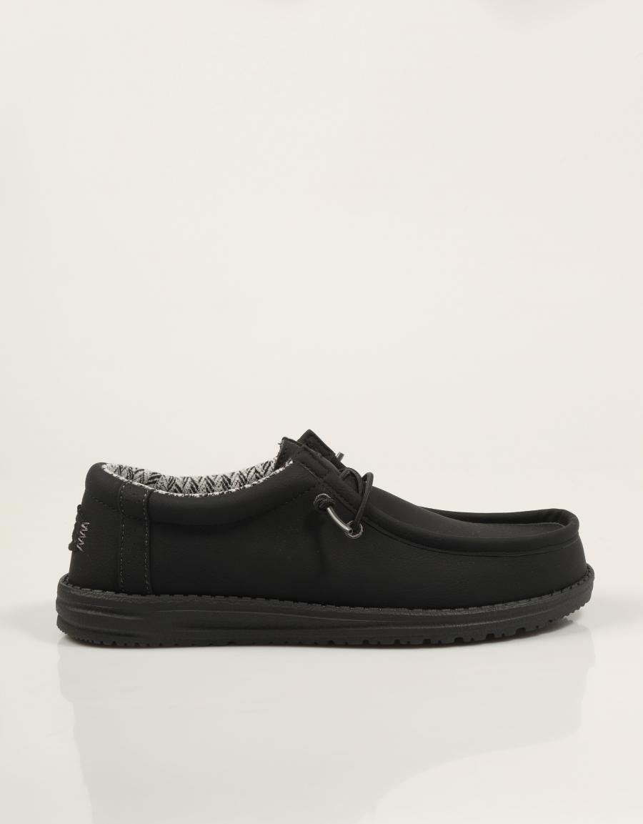 ZAPATOS DUDE WALLY CLASSIC en color Negro