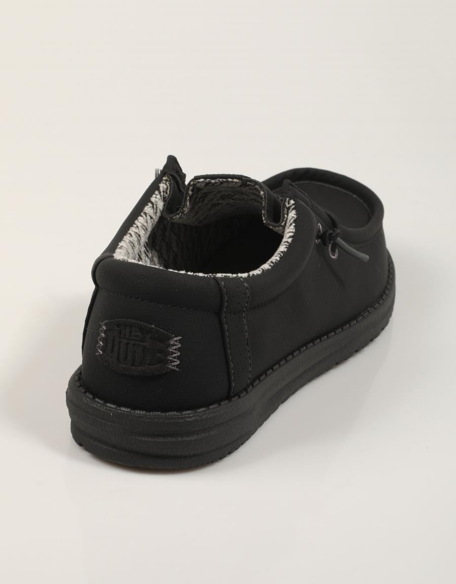 ZAPATOS DUDE WALLY CLASSIC en color Negro