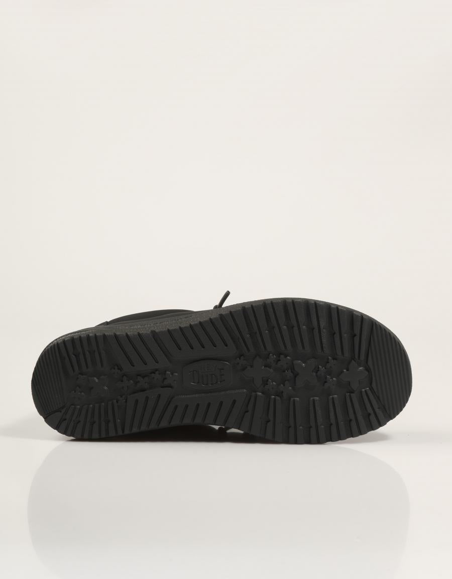 ZAPATOS DUDE WALLY CLASSIC en color Negro