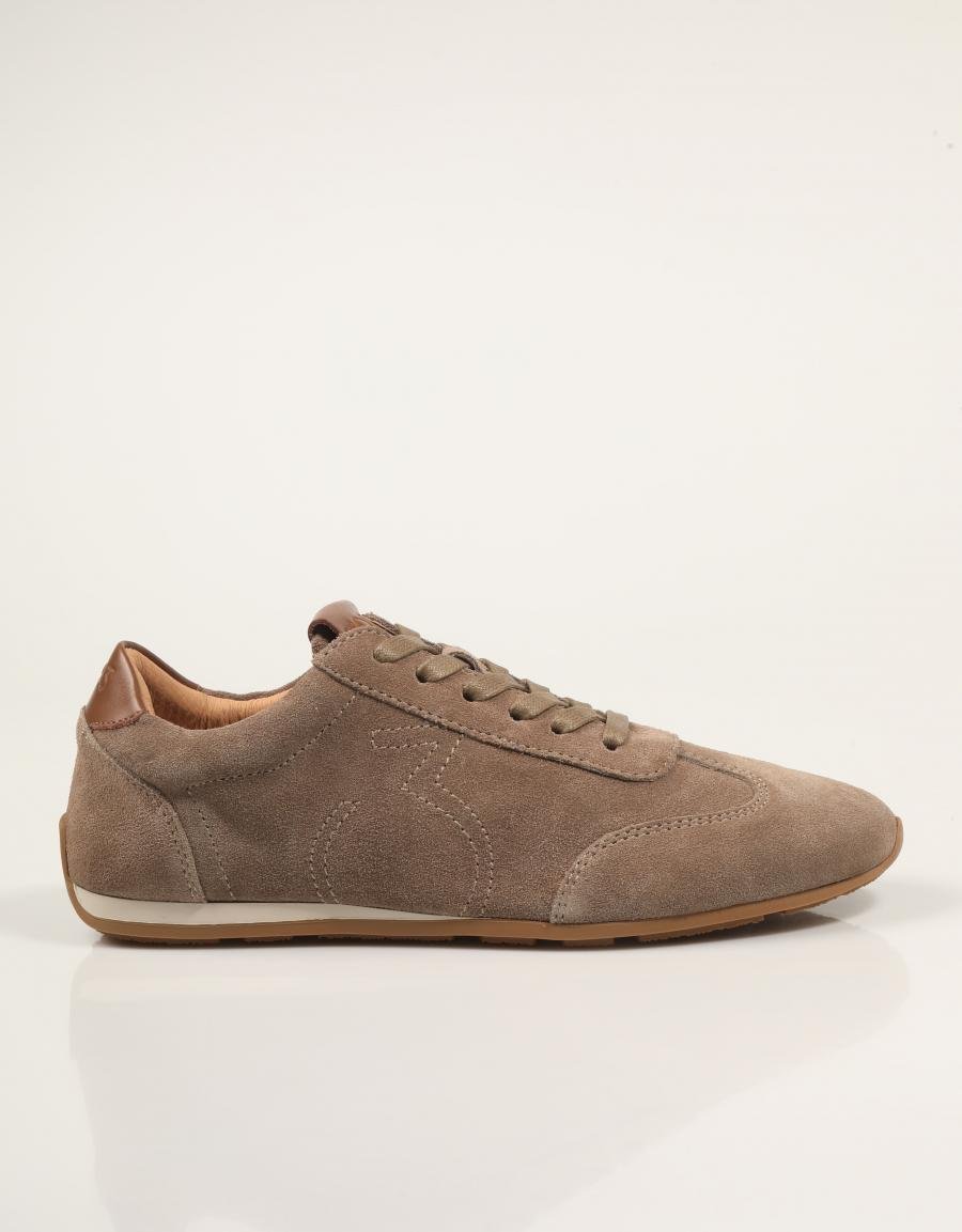 TOP 3 SAS701, ZAPATILLAS Taupe Serraje | 89222 – Mayka