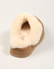 ZAPATILLAS CASA UGG W DISQUETTE II en color Cuero
