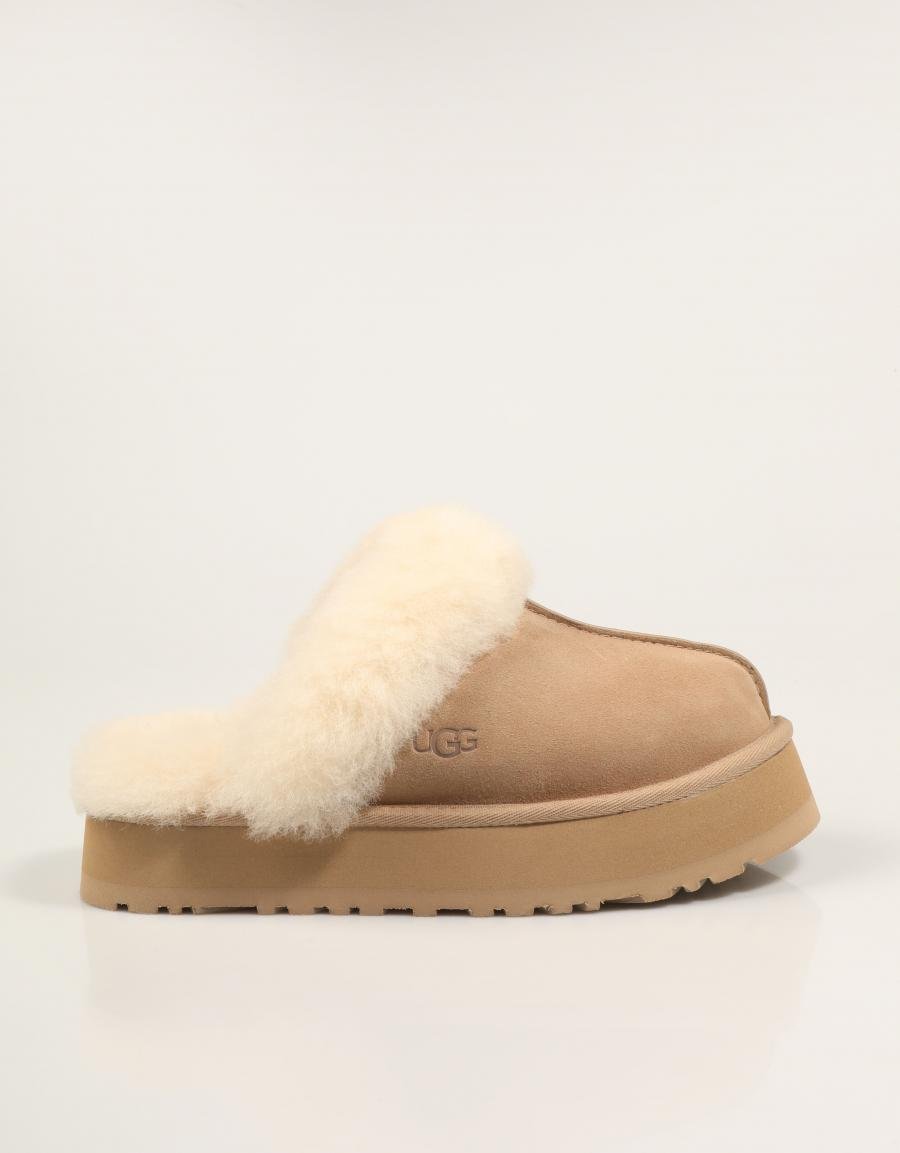 【10/2まで限定SALE】 UGG W DISQUETTE 8.0 CHE UGG W DISQUETTE II, ZAPATILLAS CASA Beige | 89254 – Mayka