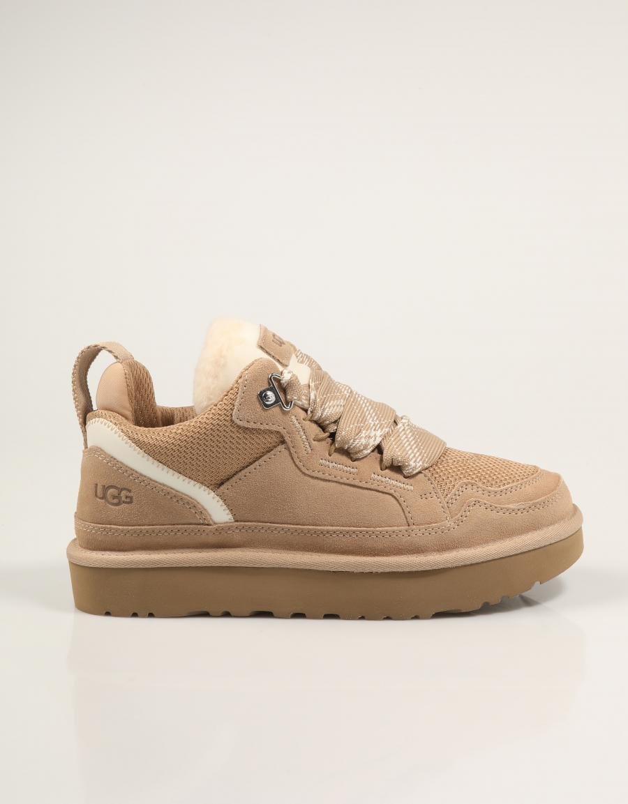 UGG W LOWMEL, ZAPATILLAS Beige Serraje | 89255 – Mayka