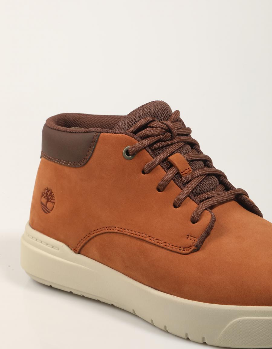 BOTINES TIMBERLAND SENECA BAY MID LACE UP SNEAKER en color Marron