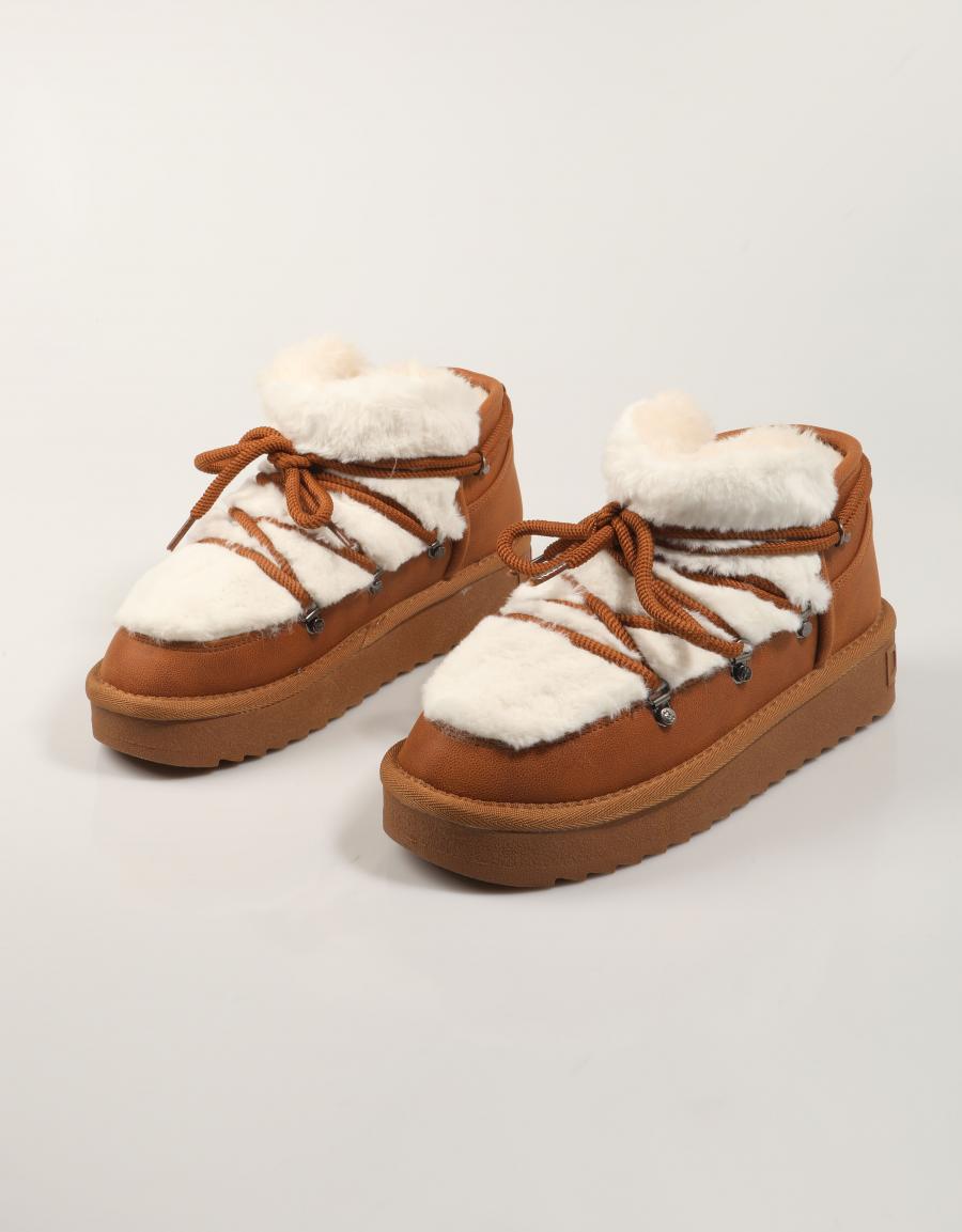 BOTINES D FRANKLIN DFSH 370011 en color Cuero