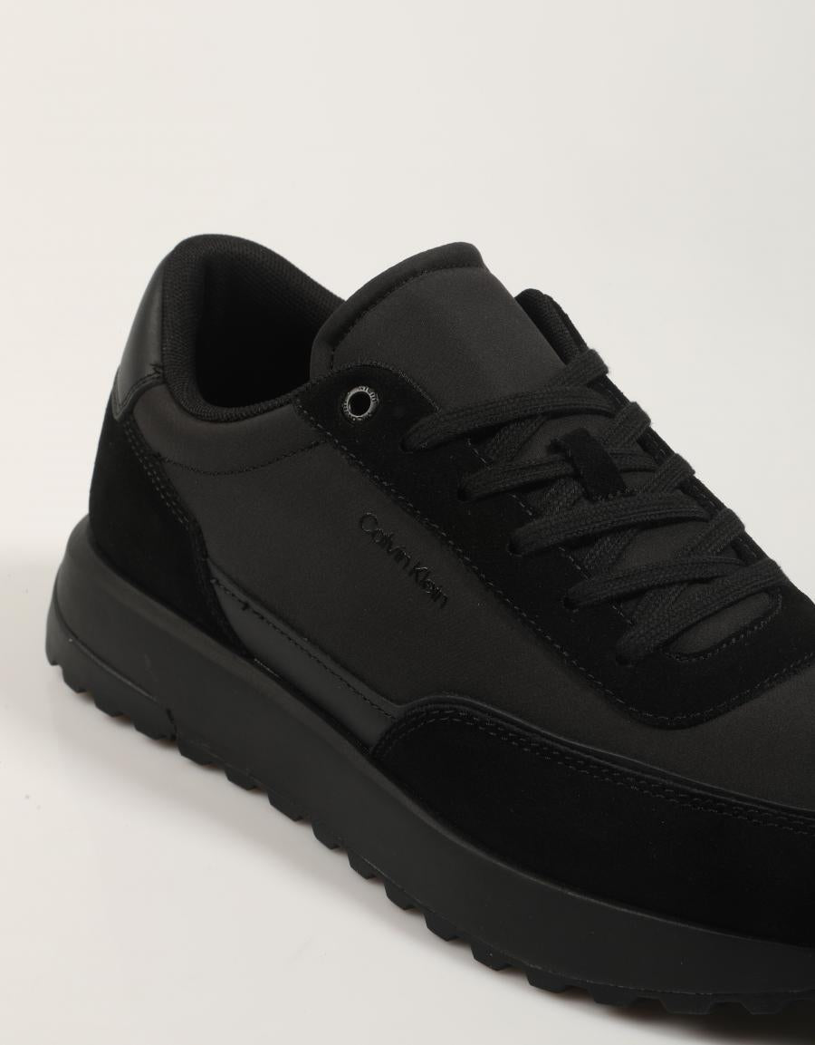 ZAPATILLAS CALVIN KLEIN LOW TOP LACE UP REPREVE MIX en color Negro