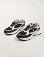 ZAPATILLAS CALVIN KLEIN HIKE RUNNER LACEUP MESH MIX MET en color Negro