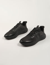 ZAPATILLAS CALVIN KLEIN EVA RUNNER LACE UP MAT MIX en color Negro