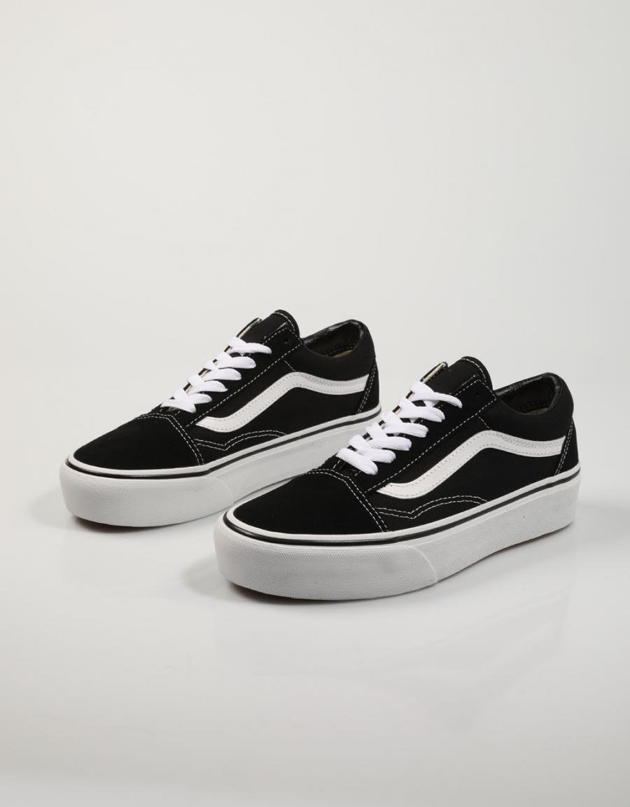 VANS OLD SKOOL, ZAPATILLAS Negro Piel 65931 – Mayka