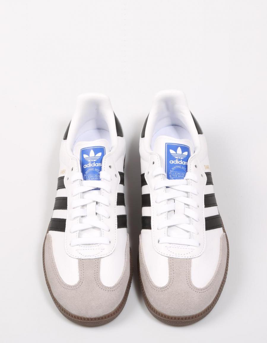 SAMBA, ZAPATILLAS Blanco Piel