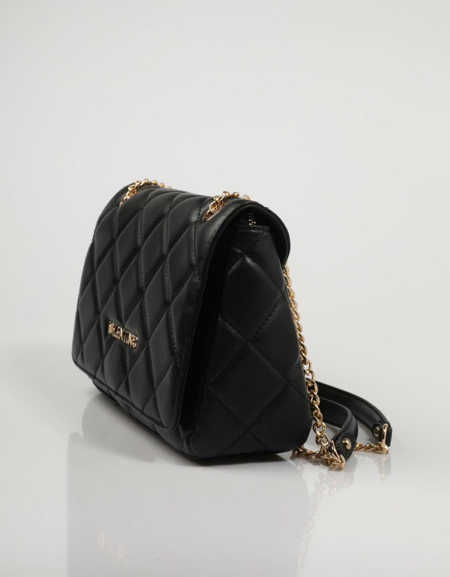 VBS3KK02, Black Faux Leather Bag 76339 – Mayka - Main Image