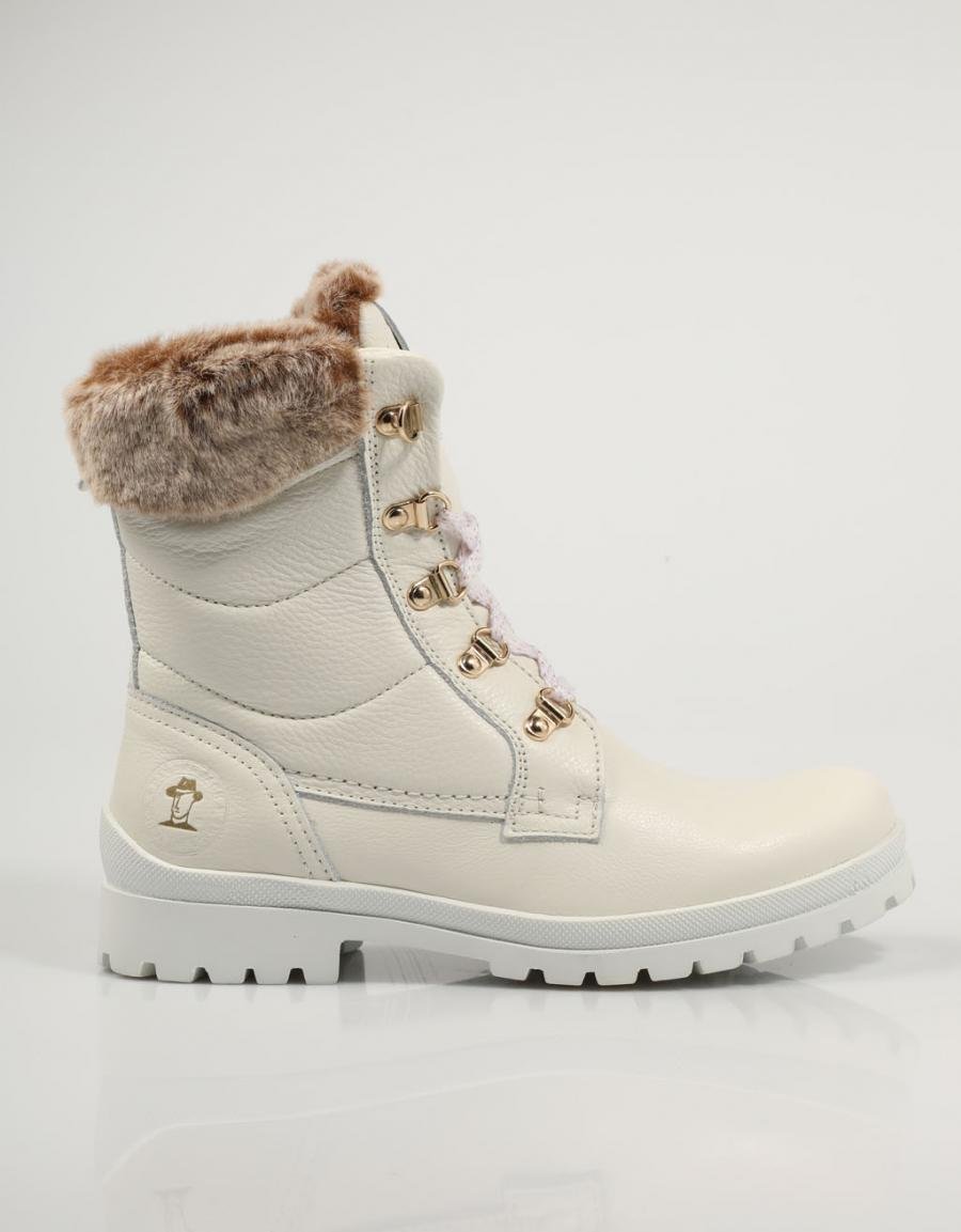 BOTINES PANAMA JACK TUSCANI en color Blanco