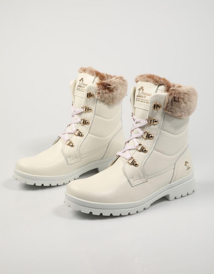 BOTINES PANAMA JACK TUSCANI en color Blanco