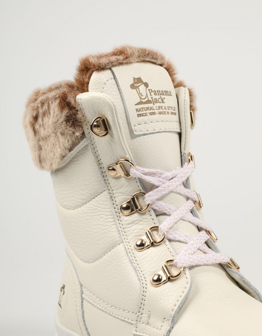 BOTINES PANAMA JACK TUSCANI en color Blanco