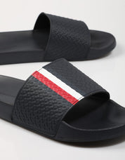 SANDALIAS TOMMY HILFIGER CORPORATE MONOGRAM POOL SLIDE