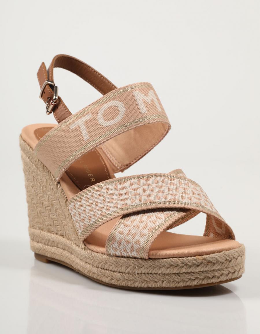 SANDALIAS TOMMY HILFIGER TOMMY WEBBING HIGH WEDGE SANDAL