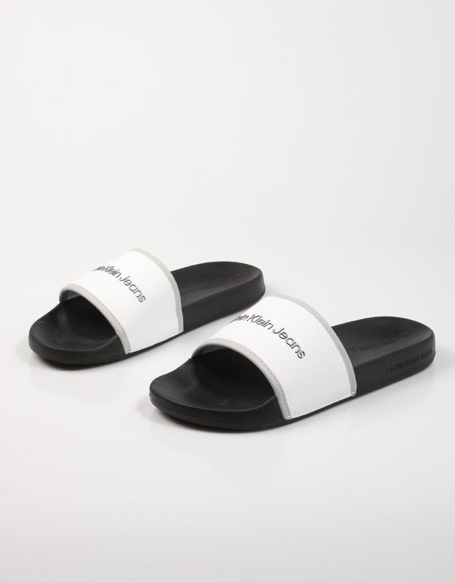 CHANCLAS CALVIN KLEIN SLIDE INSTITUTIONAL