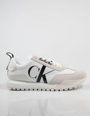 ZAPATILLAS CALVIN KLEIN NEW RETRO RUNNER LACEUP R POLY en color Blanco