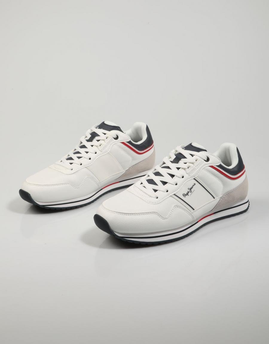 ZAPATILLAS PEPE JEANS TOUR en color Blanco