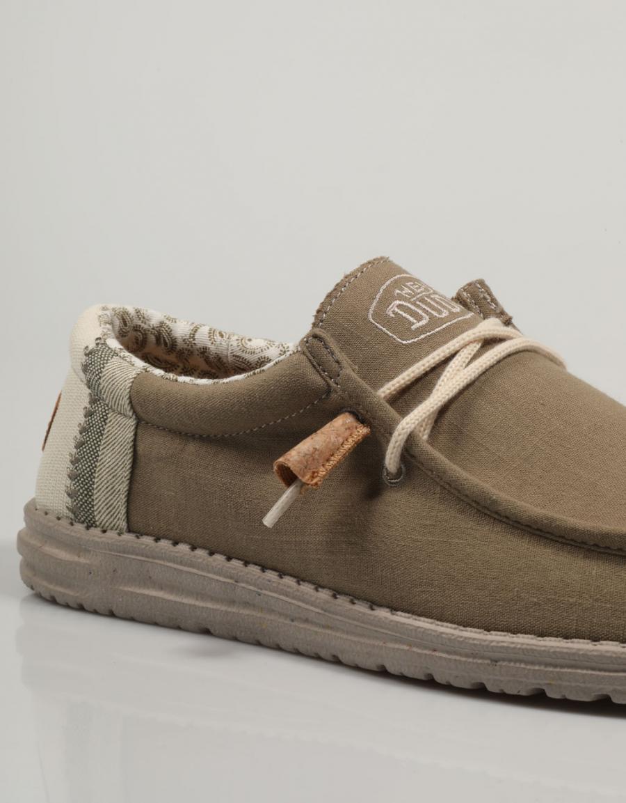 ZAPATOS SPORT DUDE WALLY en color Kaki