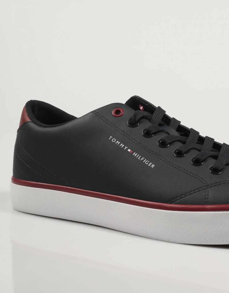 ZAPATILLAS TOMMY HILFIGER TH HI VULC CORE LOW LEATHER