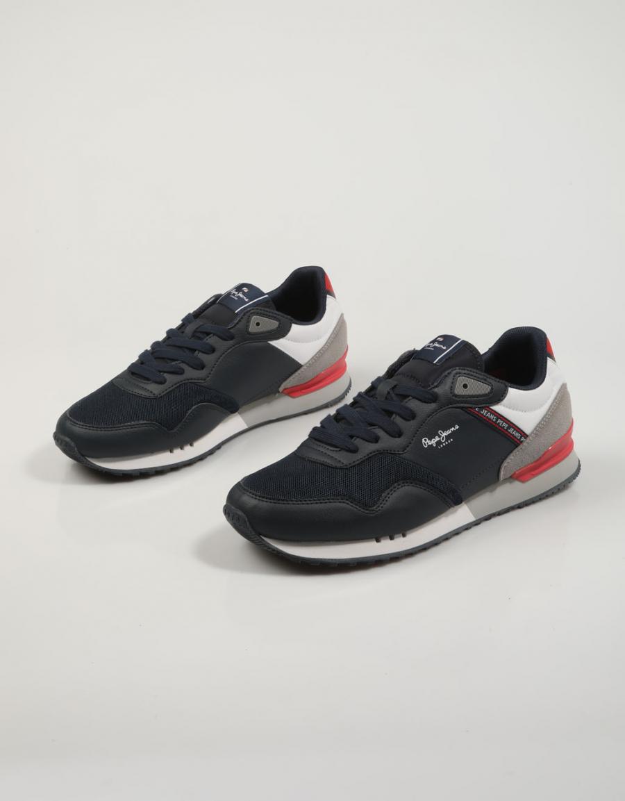 ZAPATILLAS PEPE JEANS LONDON BRIGHT M  PMS30991 en color Azul marino