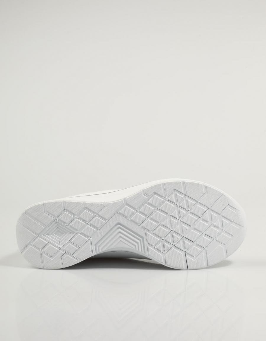 SYNERGY 0, White Faux Leather Sneaker 83220 – Mayka