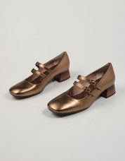 ZAPATOS VESTIR HISPANITAS HI232989 en color Oro