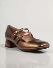 ZAPATOS VESTIR HISPANITAS HI232989 en color Oro