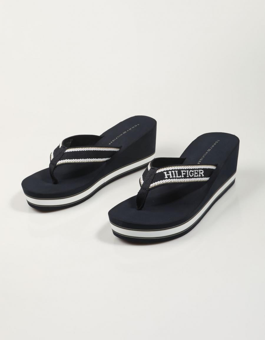 CHANCLAS TOMMY HILFIGER HILFIGER WEDGE BEACH SANDAL