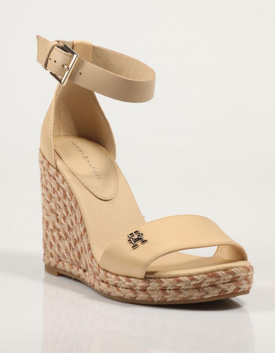 SANDALIAS TOMMY HILFIGER COLORFUL HIGH WEDGE SATIN SANDAL