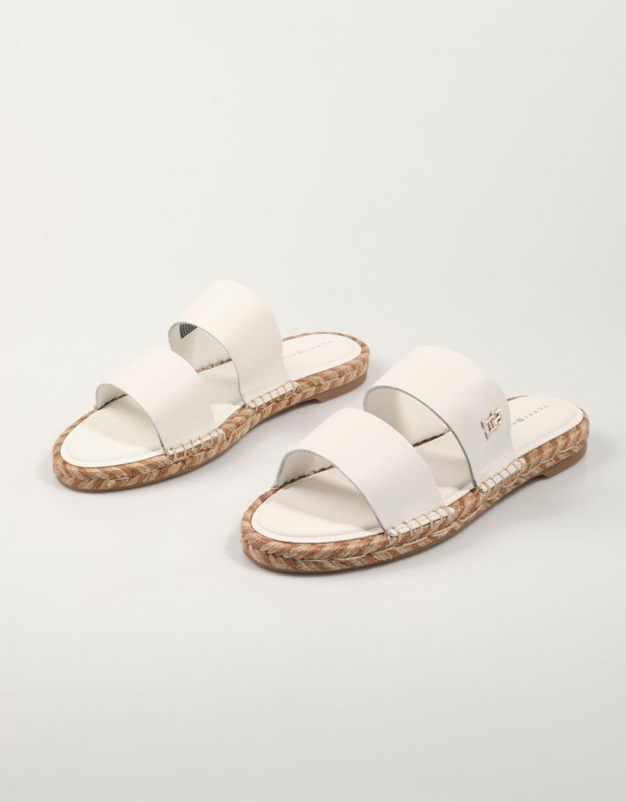 SANDALIAS TOMMY HILFIGER TH LEATHER FLAT ESP SANDAL