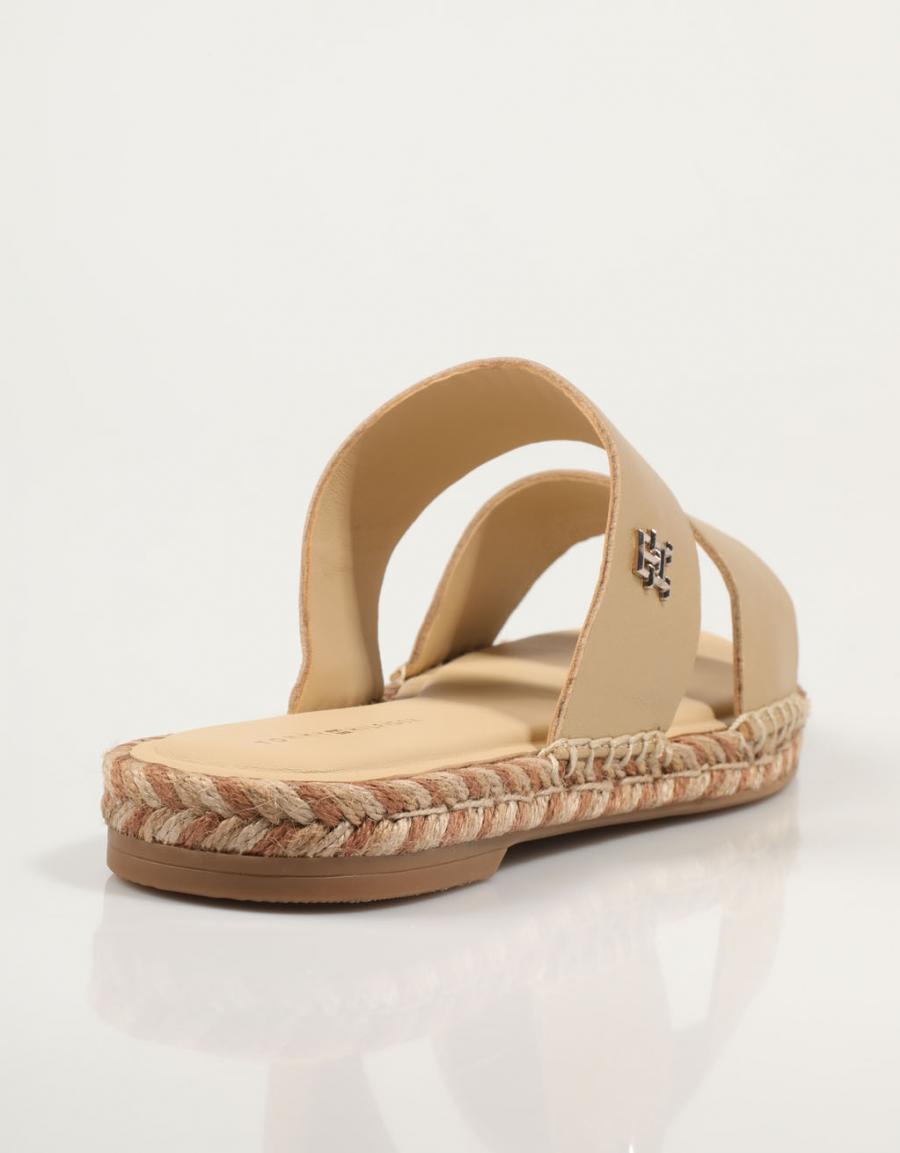 SANDALIAS TOMMY HILFIGER TH GOLD FLAT ESPADRILLE SANDAL