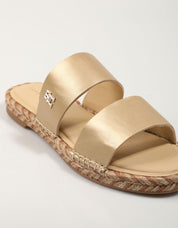 SANDALIAS TOMMY HILFIGER TH GOLD FLAT ESPADRILLE SANDAL