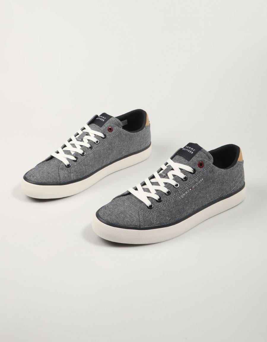 ZAPATILLAS TOMMY HILFIGER TH HI VULC LOW CHAMBRAY