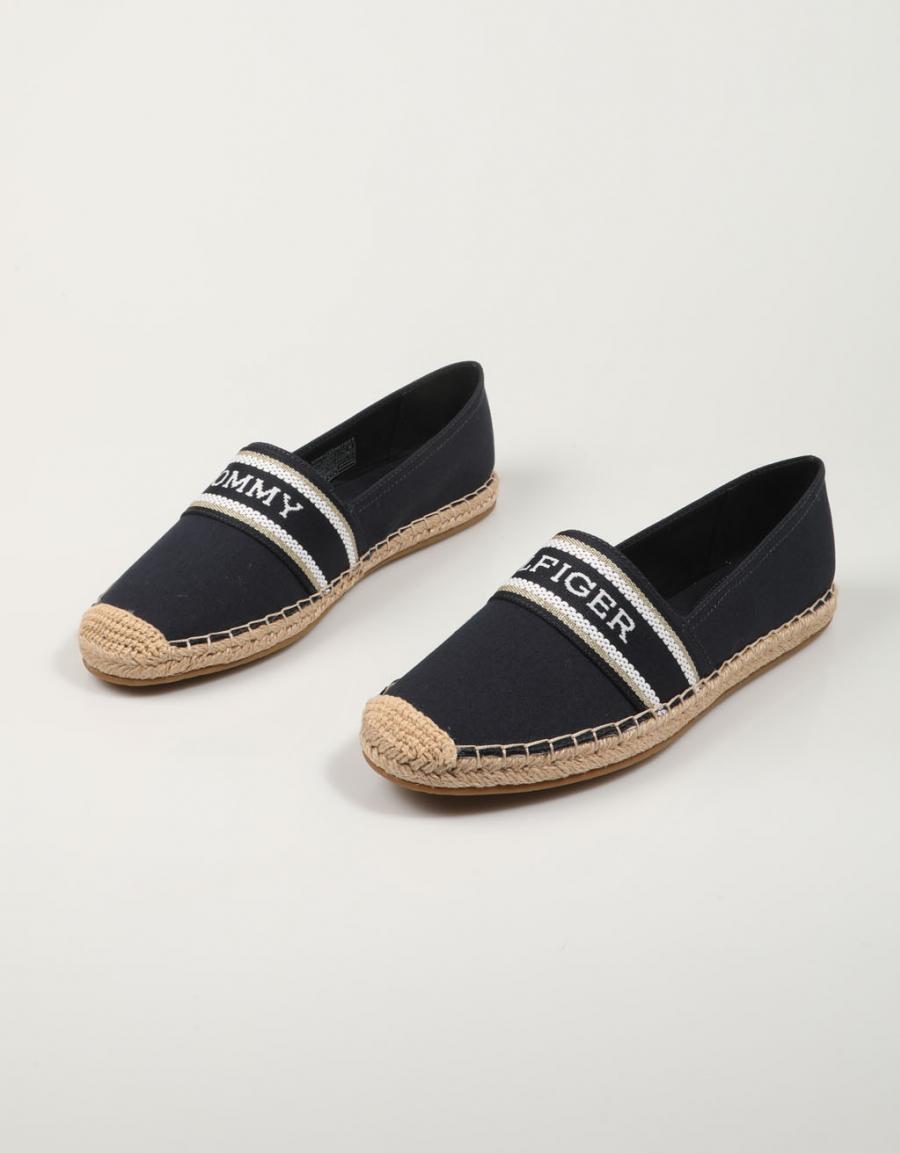 ESPARDEÑAS TOMMY HILFIGER MONO WEBBING FLAT ESPADRILLE