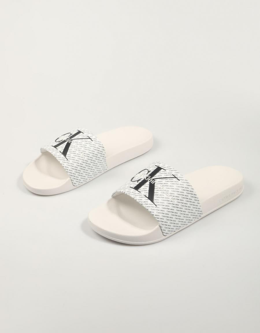 CHANCLAS CALVIN KLEIN SLIDE AOP