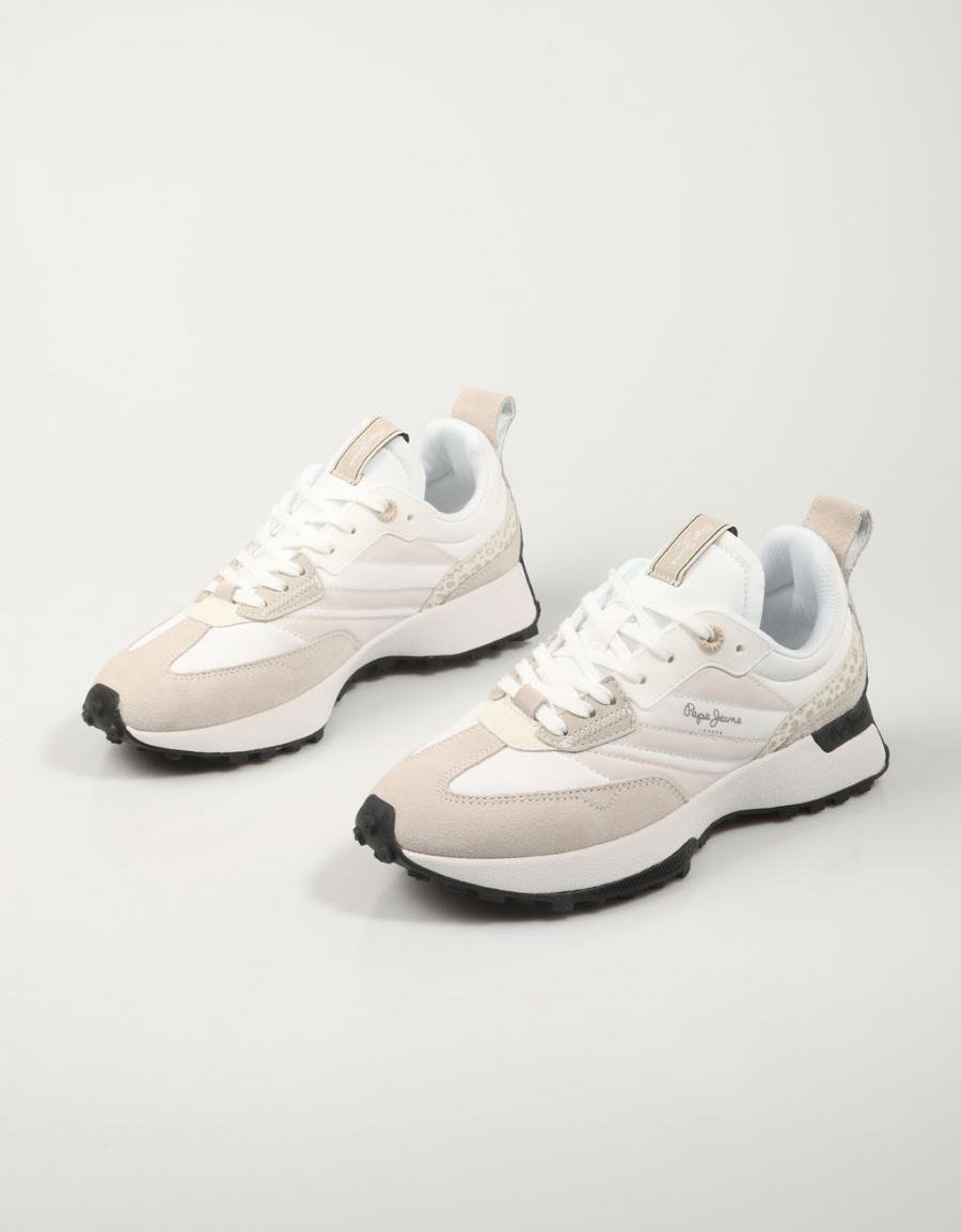 ZAPATILLAS PEPE JEANS LUCKY PRINT - PLS60005 en color Blanco