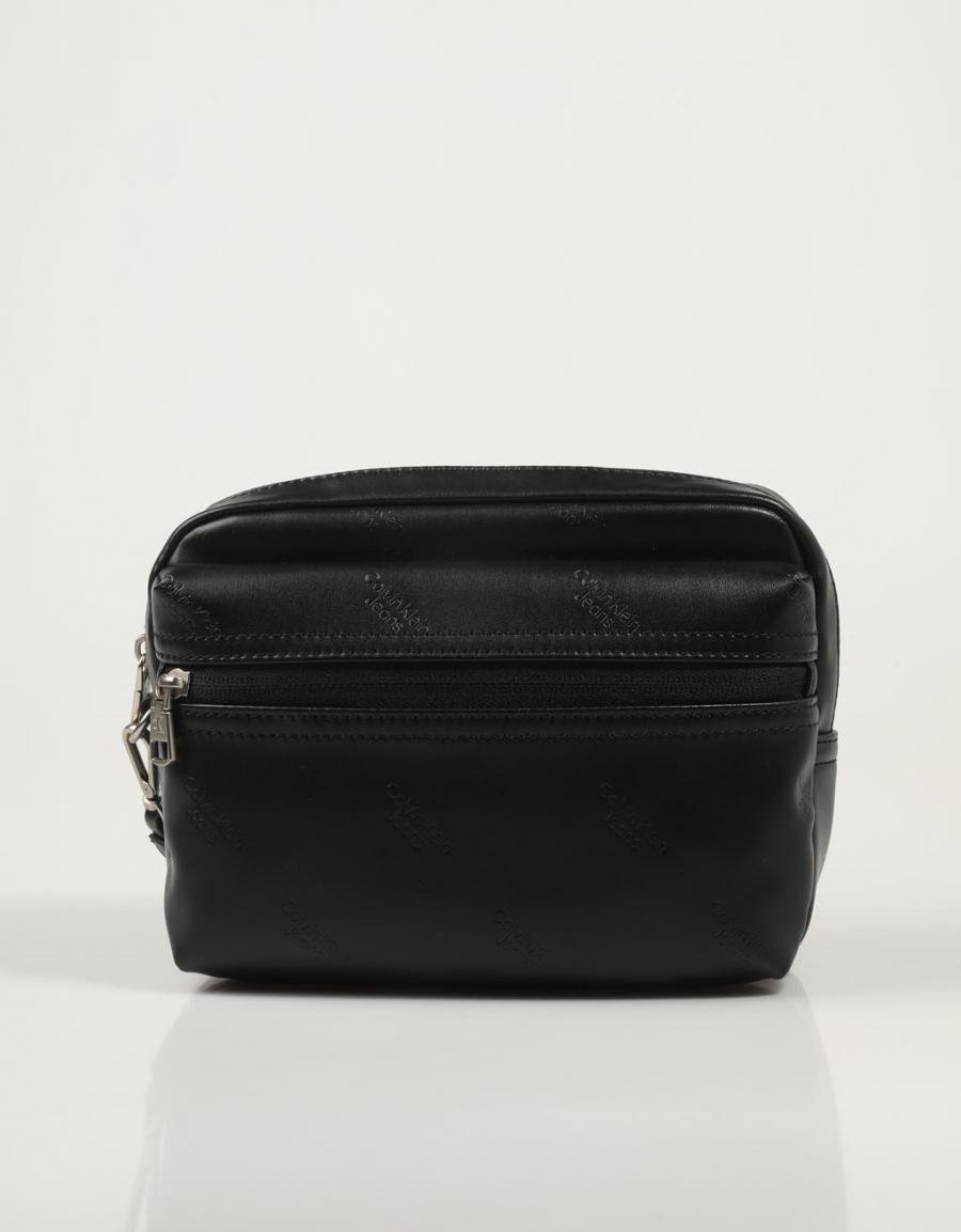 NECESER CALVIN KLEIN LOGO PRINT POUCH W/FRONT POCKET
