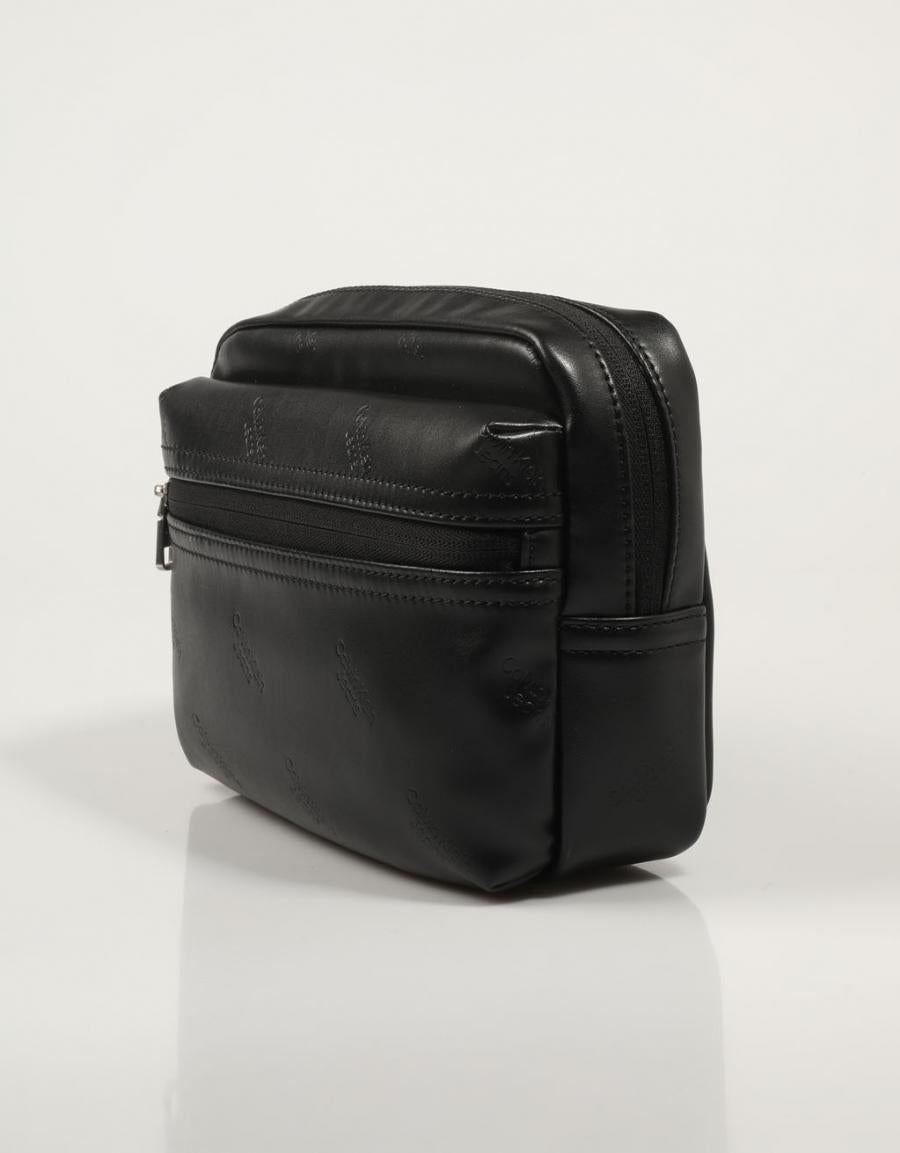 NECESER CALVIN KLEIN LOGO PRINT POUCH W/FRONT POCKET