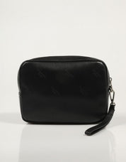 NECESER CALVIN KLEIN LOGO PRINT POUCH W/FRONT POCKET