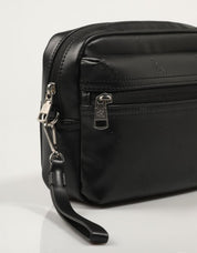 NECESER CALVIN KLEIN LOGO PRINT POUCH W/FRONT POCKET