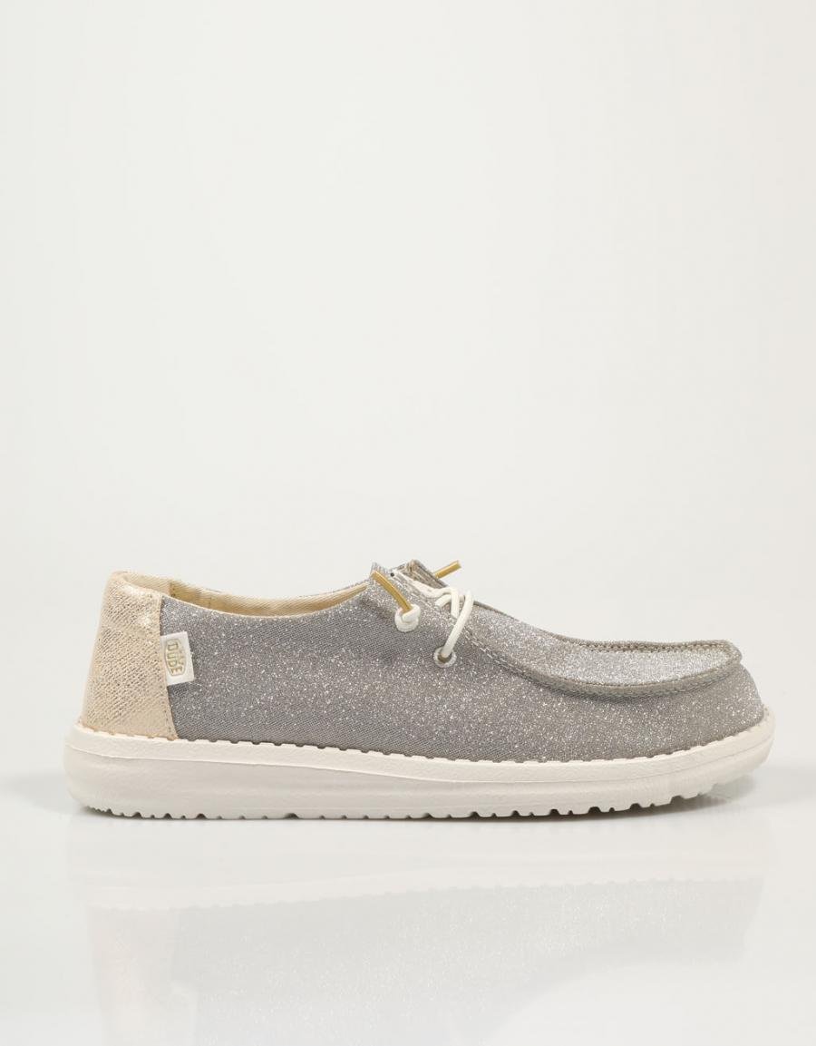 SANDALIAS DUDE WENDY METALLIC SPARKLE