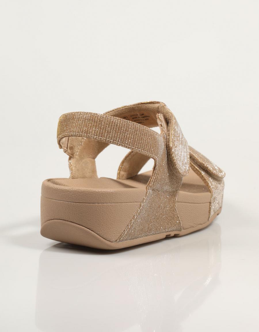 SANDALIAS FITFLOP LULU ADJUSTABLLE SHIMMERLUX BACK