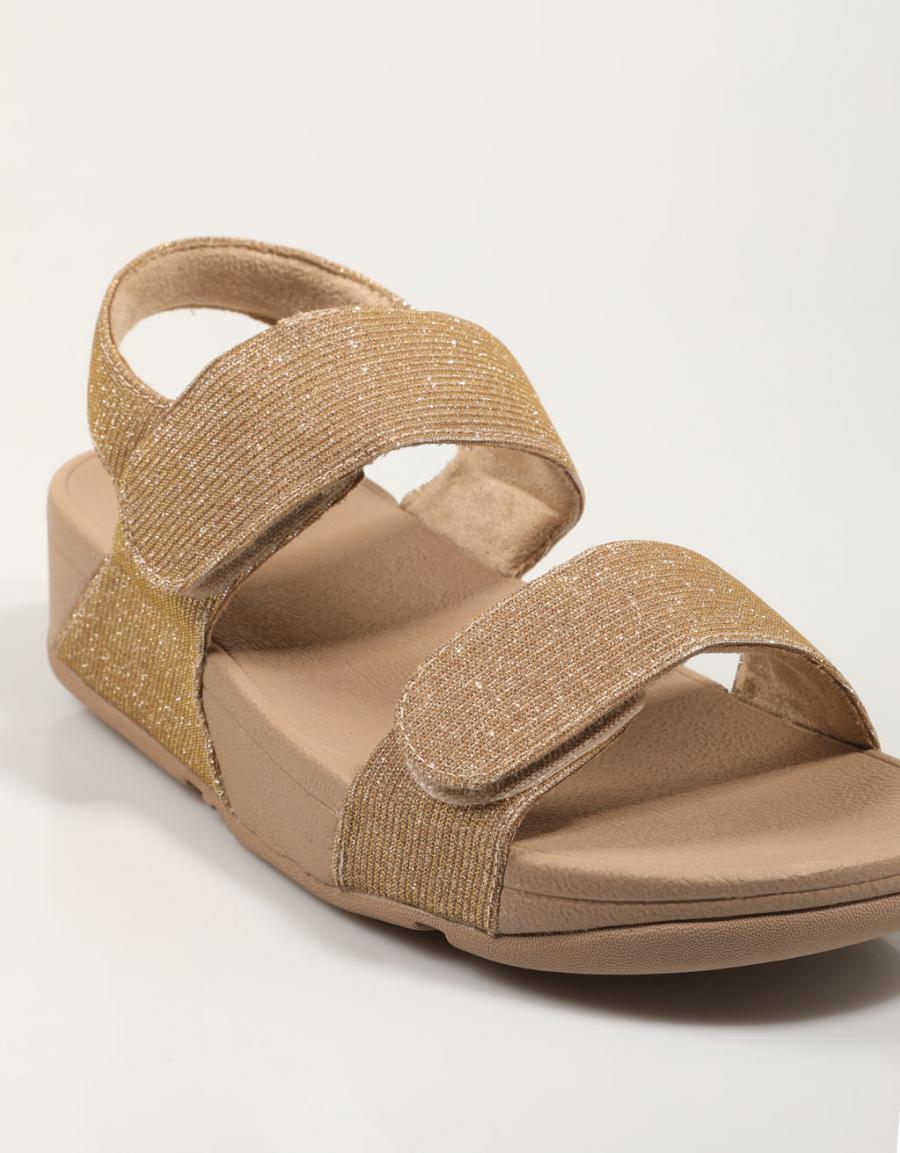 SANDALIAS FITFLOP LULU ADJUSTABLLE SHIMMERLUX BACK