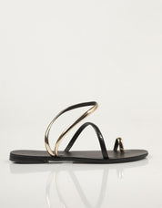 SANDALIAS NICOLAS LAINAS 963 T en color Negro