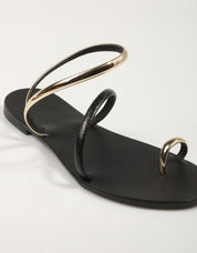 SANDALIAS NICOLAS LAINAS 963 T en color Negro