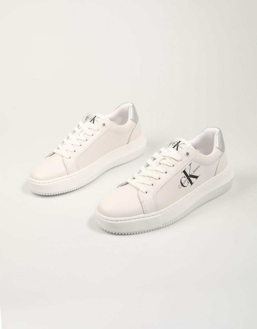 ZAPATILLAS CALVIN KLEIN BOLD PLATF LOW LACE LTH ML MTL