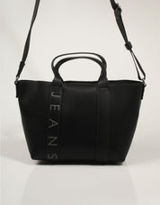 BOLSO TOMMY HILFIGER TJM CITY BOLD MINI TOTE en color Negro